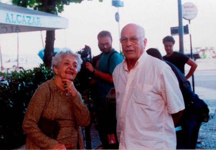 Nelson com Maria Amélia Buarque de Holanda